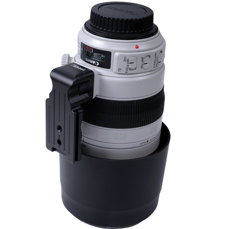 iShoot Lens Collar Foot Tripod Mount Ring Stand Base for Canon EF 100-400mm f/4.5-5.6L IS II USM Bottom is Camera Quick Release Plate Compatible with Ball Head of Arca-Swiss Standard Interface - Image 4